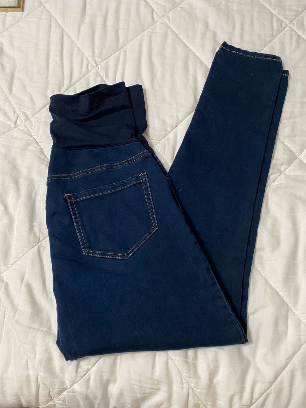 Liz Lange Dark Navy Maternity Jeggings 8/10
